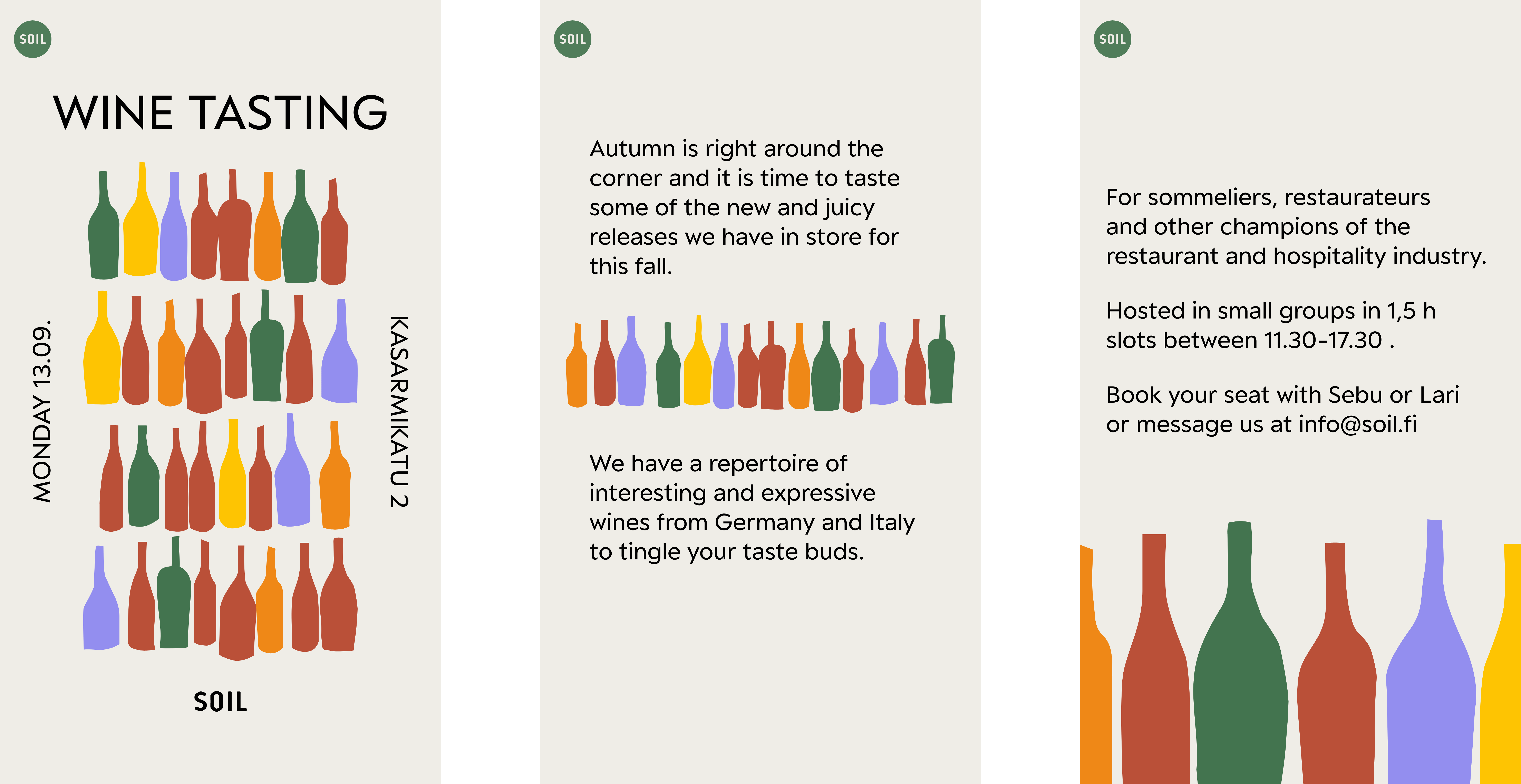 Social media design for Soil Wine Group