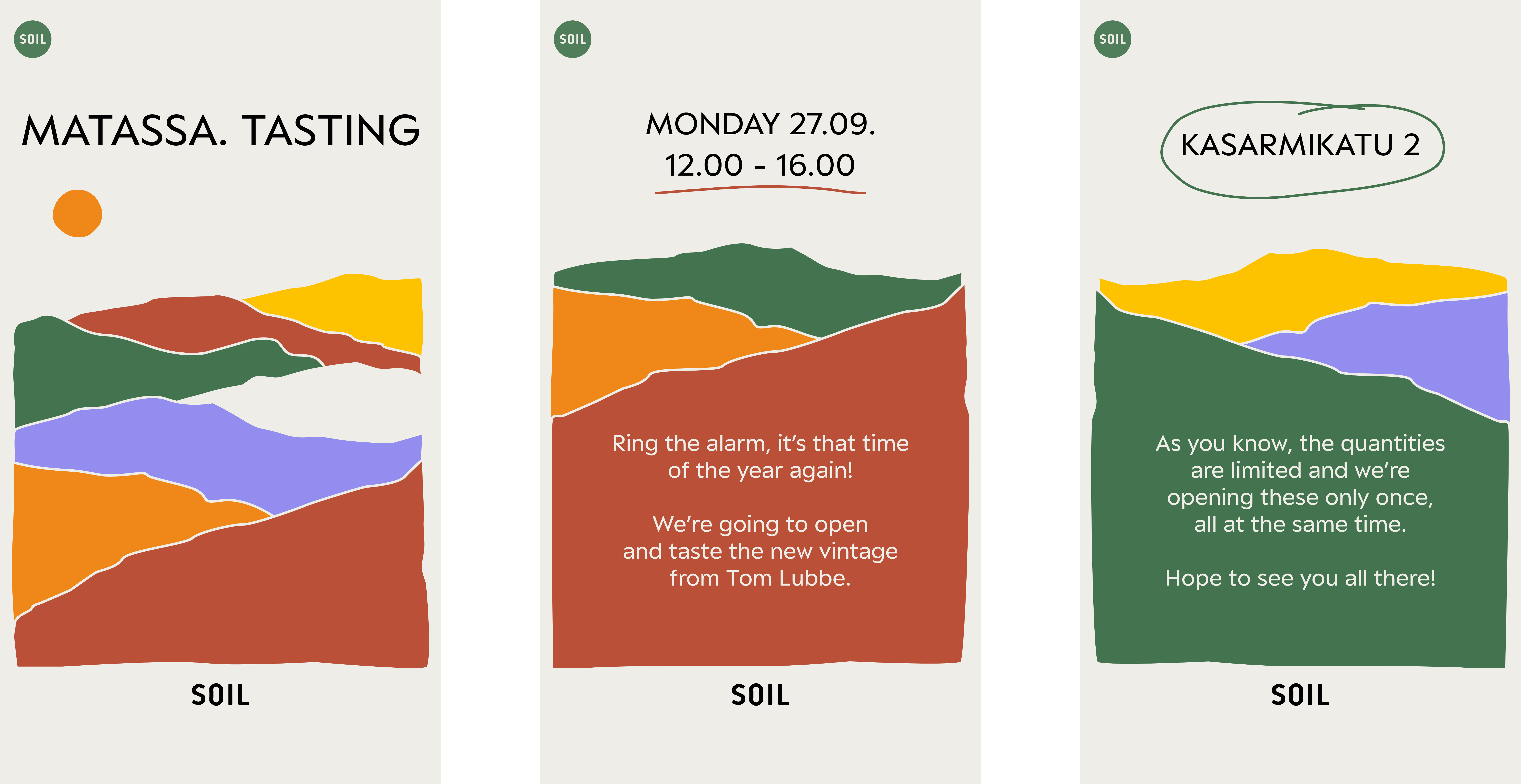Social media design for Soil Wine Group